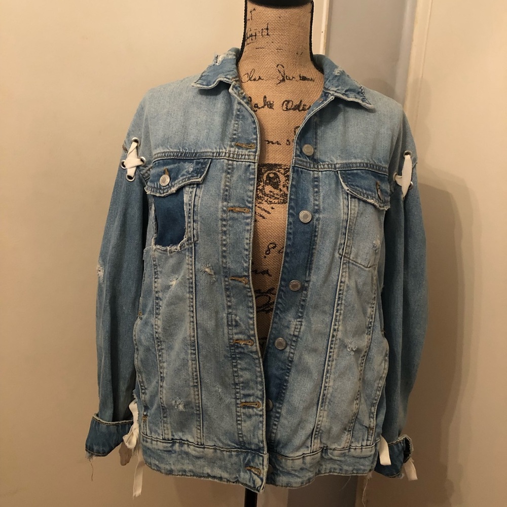 Reconstructed Denin Jacket from Zara